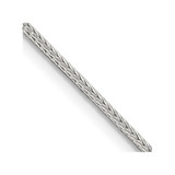 Sterling Silver 1.25mm Diamond-cut Round Franco Chain - QF-FDD99EE5-3566