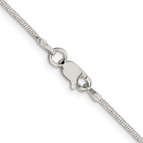 Sterling Silver 1.25mm Diamond-cut Snake Chain - QF-6C8C6F57-4128