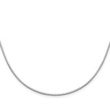 Sterling Silver 1.25mm Mirror Box Chain - QP-96456FC9-7353