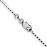 Sterling Silver 1.25mm Mirror Box Chain - QP-CA39B0D1-8027