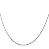 Sterling Silver 1.25mm Octagonal Snake Chain - QO-4B9A0D68-7609