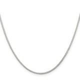 Sterling Silver 1.25mm Round Spiga Chain - QS-9BA58207-1059