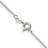 Sterling Silver 1.2mm 8 Sided Diamond-cut Mirror Box Chain - QP-9AE45E09-1214