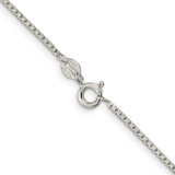 Sterling Silver 1.35mm 8 Sided Diamond-cut Box Chain - QB-DB7BEEA1-3020