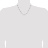 Sterling Silver 1.3mm 8 Sided D/C Double Spiga Chain - QD-853BC702-5647