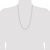 Sterling Silver 1.3mm 8 Sided D/C Double Spiga Chain - QD-B65F3030-3707