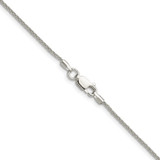 Sterling Silver 1.3mm 8 Sided D/C Double Spiga Chain - QD-F2FF8977-6566