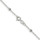 Sterling Silver 1.3mm Fancy Beaded Chain - QP-83363870-2872