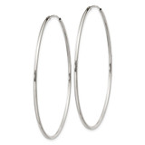 Sterling Silver 1.3mm Hoop Earrings - QE-31A8DAAB-8836