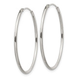 Sterling Silver 1.3mm Hoop Earrings - QE-FA155022-6451