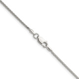 Sterling Silver 1.45mm 8 Sided D/C Double Spiga Chain - QD-F9149B25-2819