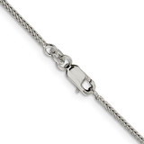 Sterling Silver 1.45mm Diamond-cut Round Franco Chain - QF-1FEFE361-6701