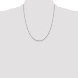 Sterling Silver 1.45mm Diamond-cut Round Spiga Chain w/4in ext.