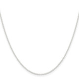 Sterling Silver 1.45mm Forzantine Cable Chain - QP-07639E64-9845