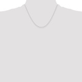 Sterling Silver 1.45mm Forzantine Cable Chain w/2in ext.