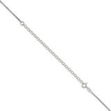Sterling Silver 1.4mm Box Chain w/2in ext.