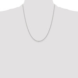 Sterling Silver 1.4mm Diamond-cut Forzantine Cable Chain w/4in ext.