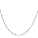 Sterling Silver 1.4mm Diamond-cut Rolo Chain - QP-29D50E60-7575