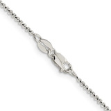 Sterling Silver 1.4mm Diamond-cut Rolo Chain - QP-8B4E9D3E-2487