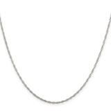 Sterling Silver 1.4mm Singapore Chain - QF-BBC786C0-8845