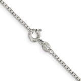 Sterling Silver 1.5mm 8 Sided Diamond-cut Box Chain - QB-33319B48-8709