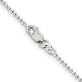 Sterling Silver 1.5mm Beaded Chain - QK-35AF707D-3264