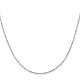 Sterling Silver 1.5mm Beveled Oval Cable Chain - QC-AEDD5003-7495