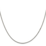 Sterling Silver 1.5mm Box Chain w/2in ext.