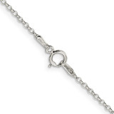 Sterling Silver 1.5mm Diamond-cut Cable Chain - QH-17954C32-9827