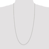 Sterling Silver 1.5mm Diamond-cut Cable Chain - QH-17954C32-9827