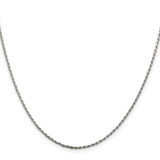 Sterling Silver 1.5mm Diamond-cut Rope Chain - QD-538485F5-8245