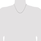 Sterling Silver 1.5mm Diamond-cut Round Box Chain - QV-15E7F4D6-9175