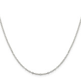 Sterling Silver 1.5mm Flat Open Oval Cable Chain - QP-F8601274-9890