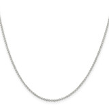 Sterling Silver 1.5mm Rolo Chain - QF-BBFA18F0-5123