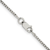 Sterling Silver 1.5mm Round Box Chain - QH-8167456C-8174