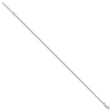 Sterling Silver 1.5mm Round Snake Chain 9in Plus 1in ext. Anklet - QG-CE6F6BE2-2909