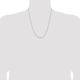 Sterling Silver 1.5mm Solid Rope Chain - QD-916AB50A-6807