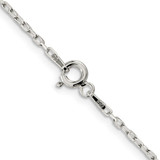 Sterling Silver 1.65mm Diamond-cut Long Link Cable Chain - QP-9924FF18-3822