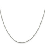 Sterling Silver 1.6mm Corona Chain - QF-F1D812E7-3630