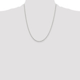 Sterling Silver 1.6mm Oval Fancy Rolo Chain - QF-0DB07FF6-5525