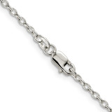 Sterling Silver 1.6mm Oval Fancy Rolo Chain - QF-C3E3A6CE-9483