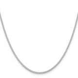 Sterling Silver 1.6mm Round Spiga Chain - QS-D13DE60F-9359