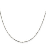 Sterling Silver 1.6mm Twisted Serpentine Chain - QP-881A36BE-1942