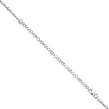 Sterling Silver 1.75mm Box Chain w/4in ext.