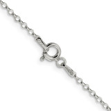 Sterling Silver 1.75mm Diamond-cut Cable Chain - QH-BA42E412-5044