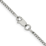 Sterling Silver 1.75mm Diamond-cut Round Box Chain - QV-5506F64D-7659