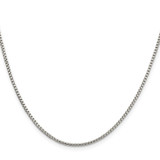 Sterling Silver 1.75mm Round Box Chain - QH-D408D845-1207