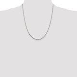 Sterling Silver 1.75mm Singapore Chain w/4in ext.