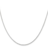 Sterling Silver 1.85mm Diamond-cut Forzantine Cable Chain - QP-9A3B8CBB-2299