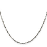 Sterling Silver 1.85mm Diamond-cut Rope Chain - QD-B6519120-1802